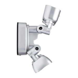 GloboStar® 86043 Προβολέας LED SMD 24W 2160lm με IP Camera 1080P 2MP WiFi 150° Μοιρών – AC 230V – με Αισθητήρα Ημέρας-Νύχτας & Ρύθμιση Χρόνου Ανάμματος – Αδιάβροχος IP66 Ψυχρό Λευκό 6000K – Ασημί