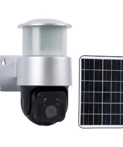 GloboStar® 86046 Αυτόνομος Ηλιακός Προβολέας LED SMD 24W 1200lm Camera 1080P 2MP 4G SIM CARD WiFi 150° Μπαταρία 3200mAh Φωτοβολταϊκό Πάνελ Αισθητήρα Ημέρας-Νύχτας & Ρύθμιση Χρόνου Διπλή Κατέυθυνση Ομιλίας Αδιάβροχος IP66 Ψυχρό Λευκό 6000K – Ασημί