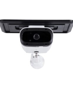 GloboStar® 86047 Αυτόνομη Ηλιακή Camera 1080P 2MP WiFi 150° Μπαταρία 3200mAh Φωτοβολταϊκό Πάνελ Αισθητήρα Ημέρας-Νύχτας & Ρύθμιση Χρόνου Διπλή Κατέυθυνση Ομιλίας Αδιάβροχη IP66 Ψυχρό Λευκό 6000K – Λευκό