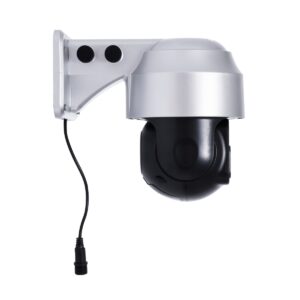 GloboStar® 86049 Αυτόνομη Ηλιακή Camera 1080P 2MP WiFi 150° Μπαταρία 3200mAh Φωτοβολταϊκό Πάνελ Αισθητήρα Ημέρας-Νύχτας & Ρύθμιση Χρόνου Διπλή Κατέυθυνση Ομιλίας Αδιάβροχη IP66 Ψυχρό Λευκό 6000K – Ασημί