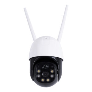 GloboStar® 86055 Αυτόνομη Ηλιακή IP Camera 1080P 2MP WiFi 350° Μοιρών – 3200mAh – Φωτοβολταϊκό Πάνελ – Νυχτερινή Όραση με LED IR – Ανιχνευτή Κίνησης – Νυχτερινή Λήψη – Αδιάβροχη IP66 – Λευκό