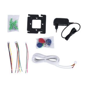 GloboStar® 86059 Σετ Θυροτηλεόρασης με Έγχρωμη Οθόνη Αφής 7″ και Κάμερα 1080P HD & 4 Επαγωγικά Κλειδιά για Ηλεκτρονικές Κλειδαριές – Μαύρο – Χρυσό