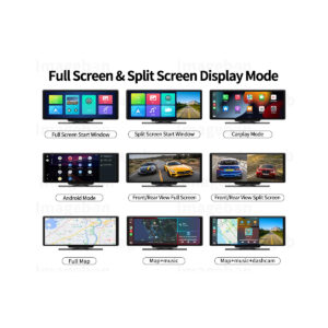 GloboStar® 86060 DVR FHD1080p Καταγραφικό Οχημάτων Smart με Οθόνη 8″ Inches – WiFi – 4G Android 8.1OS – Sim Card Slot – GPS Navigator – Bluetooth – RAM2GB+ROM32GB – FM Transmitter – Dual Camera FHD1080p με WDR & Defogging Quad Core 1.5GHZ Processor