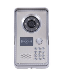 GloboStar® 86061 Σετ Θυροτηλεόρασης με Έγχρωμη Οθόνη Αφής 7″ και Κάμερα 1080P HD & 4 Επαγωγικά Κλειδιά για Ηλεκτρονικές Κλειδαριές – Μαύρο – Ασημί