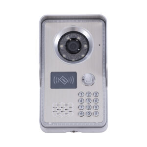 GloboStar® 86061 Σετ Θυροτηλεόρασης με Έγχρωμη Οθόνη Αφής 7″ και Κάμερα 1080P HD & 4 Επαγωγικά Κλειδιά για Ηλεκτρονικές Κλειδαριές – Μαύρο – Ασημί