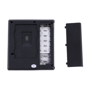 GloboStar® 86062 Ψηφιακή Έξυπνη Camera Εξώπορτας 120° Μοιρών με Έγχρωμη Οθόνη 2.8″ Inches – Νυχτερινή Όραση με LED IR – Κουδούνι – Λειτουργεί με 4 Μπαταρίες AAA