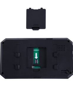 GloboStar® 86064 Επαναφορτιζόμενη Ψηφιακή Έξυπνη Camera Εξώπορτας 90° Μοιρών με Έγχρωμη Οθόνη 4.1″ Inches – USB – Νυχτερινή Όραση με LED IR – Κουδούνι – Ροζ