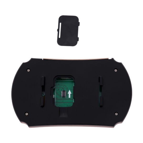 GloboStar® 86066 Επαναφορτιζόμενη Ψηφιακή Έξυπνη Camera Εξώπορτας 90° Μοιρών με Έγχρωμη Οθόνη 3.5″ Inches – USB – Νυχτερινή Όραση με LED IR – Κουδούνι – Χρυσό