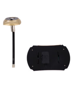 GloboStar® 86066 Επαναφορτιζόμενη Ψηφιακή Έξυπνη Camera Εξώπορτας 90° Μοιρών με Έγχρωμη Οθόνη 3.5″ Inches – USB – Νυχτερινή Όραση με LED IR – Κουδούνι – Χρυσό