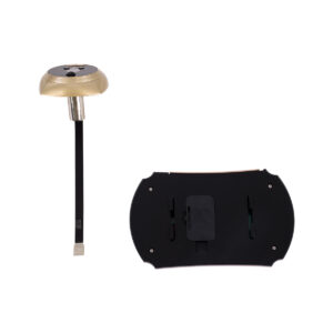GloboStar® 86066 Επαναφορτιζόμενη Ψηφιακή Έξυπνη Camera Εξώπορτας 90° Μοιρών με Έγχρωμη Οθόνη 3.5″ Inches – USB – Νυχτερινή Όραση με LED IR – Κουδούνι – Χρυσό