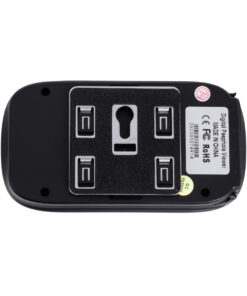 GloboStar® 86068 Επαναφορτιζόμενη Ψηφιακή Έξυπνη Camera Εξώπορτας 90° Μοιρών με Έγχρωμη Οθόνη 2.8″ Inches – USB – Νυχτερινή Όραση με LED IR – Κουδούνι – Χρυσό