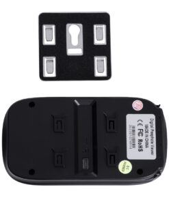 GloboStar® 86068 Επαναφορτιζόμενη Ψηφιακή Έξυπνη Camera Εξώπορτας 90° Μοιρών με Έγχρωμη Οθόνη 2.8″ Inches – USB – Νυχτερινή Όραση με LED IR – Κουδούνι – Χρυσό