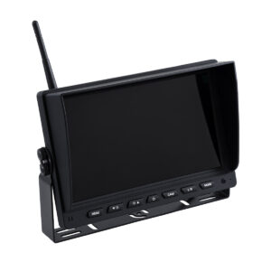 GloboStar® 86069 Έγχρωμη Οθόνη 9″ WiFi για Αυτοκινητο – Φορτηγό DC 12-24V – για Σύνδεση έως 4 WiFi Κάμερες 1080P HD Οπισθοπορείας – Μαύρο