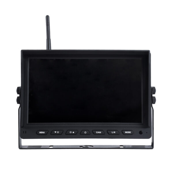 GloboStar® 86069 Έγχρωμη Οθόνη 9″ WiFi για Αυτοκινητο – Φορτηγό DC 12-24V – για Σύνδεση έως 4 WiFi Κάμερες 1080P HD Οπισθοπορείας – Μαύρο