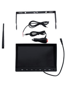 GloboStar® 86069 Έγχρωμη Οθόνη 9″ WiFi για Αυτοκινητο – Φορτηγό DC 12-24V – για Σύνδεση έως 4 WiFi Κάμερες 1080P HD Οπισθοπορείας – Μαύρο