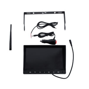 GloboStar® 86069 Έγχρωμη Οθόνη 9″ WiFi για Αυτοκινητο – Φορτηγό DC 12-24V – για Σύνδεση έως 4 WiFi Κάμερες 1080P HD Οπισθοπορείας – Μαύρο