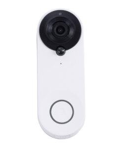 GloboStar® 86074 Ολοκληρωμένο Έξυπνο Σύστημα Ματάκι Θεατή & Κουδούνι Σπιτιού για Εξώπορτες – 1 x Κάμερα 1.0MP 1080P – Θέαση 166° με Νυχτερινή Λήψη, PIR Αισθητήρα Κίνησης & Ομιλία/Ήχος Διπλής Κατεύθυνσης – Εφαρμογή APP σε Android & iOS – Επαναφορτιζόμενη Μπαταρία Λιθίου 2500mAh – PAL/NTSC Signal – DC 5V – Λευκό & Μαύρο – Μ5 x Π4 x Υ3.8cm – 2 Χρόνια Εγγύηση