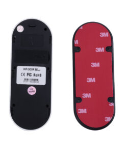 GloboStar® 86074 Ολοκληρωμένο Έξυπνο Σύστημα Ματάκι Θεατή & Κουδούνι Σπιτιού για Εξώπορτες – 1 x Κάμερα 1.0MP 1080P – Θέαση 166° με Νυχτερινή Λήψη, PIR Αισθητήρα Κίνησης & Ομιλία/Ήχος Διπλής Κατεύθυνσης – Εφαρμογή APP σε Android & iOS – Επαναφορτιζόμενη Μπαταρία Λιθίου 2500mAh – PAL/NTSC Signal – DC 5V – Λευκό & Μαύρο – Μ5 x Π4 x Υ3.8cm – 2 Χρόνια Εγγύηση