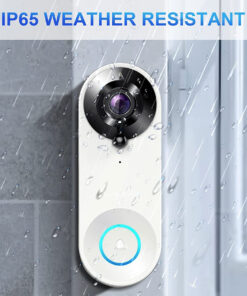 GloboStar® 86074 Ολοκληρωμένο Έξυπνο Σύστημα Ματάκι Θεατή & Κουδούνι Σπιτιού για Εξώπορτες – 1 x Κάμερα 1.0MP 1080P – Θέαση 166° με Νυχτερινή Λήψη, PIR Αισθητήρα Κίνησης & Ομιλία/Ήχος Διπλής Κατεύθυνσης – Εφαρμογή APP σε Android & iOS – Επαναφορτιζόμενη Μπαταρία Λιθίου 2500mAh – PAL/NTSC Signal – DC 5V – Λευκό & Μαύρο – Μ5 x Π4 x Υ3.8cm – 2 Χρόνια Εγγύηση