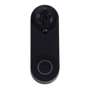 GloboStar® 86075 Επαναφορτιζόμενη Ψηφιακή Έξυπνη Camera Εξώπορτας 1080P WiFi 166° Μοιρών – 2500mAh – Νυχτερινή Όραση με LED IR – Ανιχνευτή Κίνησης – Κουδούνι – Διπλή Κατέυθυνση Ομιλίας – Μαύρο