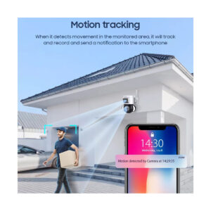 GloboStar® 86076 Επιτοίχια Κάμερα Πρίζας WiFi HD 1080P 350° Διπλή Κατέυθυνση Ομιλίας & Ανιχνευτή Κίνησης – Απομακρυσμένος Έλεγχος – Αδιάβροχη IP65 – Λευκό Μαύρο – Μ15 x Π14.5 x Y15cm – 2 Χρόνια Εγγύηση