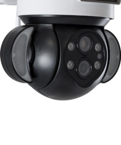 GloboStar® 86076 Επιτοίχια Κάμερα Πρίζας WiFi HD 1080P 350° Διπλή Κατέυθυνση Ομιλίας & Ανιχνευτή Κίνησης – Απομακρυσμένος Έλεγχος – Αδιάβροχη IP65 – Λευκό Μαύρο – Μ15 x Π14.5 x Y15cm – 2 Χρόνια Εγγύηση