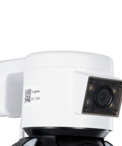 GloboStar® 86076 Επιτοίχια Κάμερα Πρίζας WiFi HD 1080P 350° Διπλή Κατέυθυνση Ομιλίας & Ανιχνευτή Κίνησης – Απομακρυσμένος Έλεγχος – Αδιάβροχη IP65 – Λευκό Μαύρο – Μ15 x Π14.5 x Y15cm – 2 Χρόνια Εγγύηση