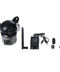 GloboStar® 86077 Επιτοίχια Κάμερα Πρίζας WiFi HD 1080P 350° Διπλή Κατέυθυνση Ομιλίας & Ανιχνευτή Κίνησης – Απομακρυσμένος Έλεγχος – Αδιάβροχη IP65 – Γρι Μαύρο – Μ15 x Π14.5 x Y15cm – 2 Χρόνια Εγγύηση