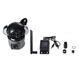 GloboStar® 86077 Επιτοίχια Κάμερα Πρίζας WiFi HD 1080P 350° Διπλή Κατέυθυνση Ομιλίας & Ανιχνευτή Κίνησης – Απομακρυσμένος Έλεγχος – Αδιάβροχη IP65 – Γρι Μαύρο – Μ15 x Π14.5 x Y15cm – 2 Χρόνια Εγγύηση