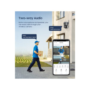 GloboStar® 86077 Επιτοίχια Κάμερα Πρίζας WiFi HD 1080P 350° Διπλή Κατέυθυνση Ομιλίας & Ανιχνευτή Κίνησης – Απομακρυσμένος Έλεγχος – Αδιάβροχη IP65 – Γρι Μαύρο – Μ15 x Π14.5 x Y15cm – 2 Χρόνια Εγγύηση