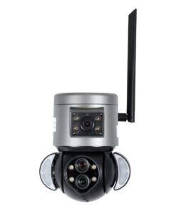 GloboStar® 86077 Επιτοίχια Κάμερα Πρίζας WiFi HD 1080P 350° Διπλή Κατέυθυνση Ομιλίας & Ανιχνευτή Κίνησης – Απομακρυσμένος Έλεγχος – Αδιάβροχη IP65 – Γρι Μαύρο – Μ15 x Π14.5 x Y15cm – 2 Χρόνια Εγγύηση