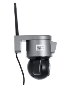 GloboStar® 86077 Επιτοίχια Κάμερα Πρίζας WiFi HD 1080P 350° Διπλή Κατέυθυνση Ομιλίας & Ανιχνευτή Κίνησης – Απομακρυσμένος Έλεγχος – Αδιάβροχη IP65 – Γρι Μαύρο – Μ15 x Π14.5 x Y15cm – 2 Χρόνια Εγγύηση