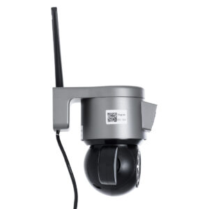 GloboStar® 86077 Επιτοίχια Κάμερα Πρίζας WiFi HD 1080P 350° Διπλή Κατέυθυνση Ομιλίας & Ανιχνευτή Κίνησης – Απομακρυσμένος Έλεγχος – Αδιάβροχη IP65 – Γρι Μαύρο – Μ15 x Π14.5 x Y15cm – 2 Χρόνια Εγγύηση