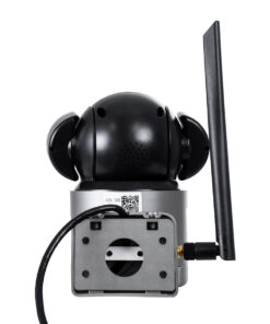 GloboStar® 86077 Επιτοίχια Κάμερα Πρίζας WiFi HD 1080P 350° Διπλή Κατέυθυνση Ομιλίας & Ανιχνευτή Κίνησης – Απομακρυσμένος Έλεγχος – Αδιάβροχη IP65 – Γρι Μαύρο – Μ15 x Π14.5 x Y15cm – 2 Χρόνια Εγγύηση