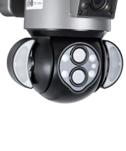 GloboStar® 86077 Επιτοίχια Κάμερα Πρίζας WiFi HD 1080P 350° Διπλή Κατέυθυνση Ομιλίας & Ανιχνευτή Κίνησης – Απομακρυσμένος Έλεγχος – Αδιάβροχη IP65 – Γρι Μαύρο – Μ15 x Π14.5 x Y15cm – 2 Χρόνια Εγγύηση