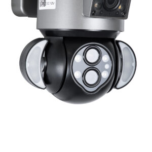 GloboStar® 86077 Επιτοίχια Κάμερα Πρίζας WiFi HD 1080P 350° Διπλή Κατέυθυνση Ομιλίας & Ανιχνευτή Κίνησης – Απομακρυσμένος Έλεγχος – Αδιάβροχη IP65 – Γρι Μαύρο – Μ15 x Π14.5 x Y15cm – 2 Χρόνια Εγγύηση