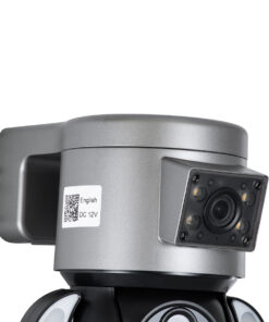 GloboStar® 86077 Επιτοίχια Κάμερα Πρίζας WiFi HD 1080P 350° Διπλή Κατέυθυνση Ομιλίας & Ανιχνευτή Κίνησης – Απομακρυσμένος Έλεγχος – Αδιάβροχη IP65 – Γρι Μαύρο – Μ15 x Π14.5 x Y15cm – 2 Χρόνια Εγγύηση