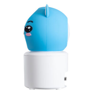 GloboStar® 86079 Επιτραπέζια Κάμερα WiFi HD 1080P 350° Διπλή Κατέυθυνση Ομιλίας & Ανιχνευτή Κίνησης – Απομακρυσμένος Έλεγχος Body Auto Tracking IP20 – Γαλάζιο Λευκό – Φ8 x Υ13cm – 2 Χρόνια Εγγύηση