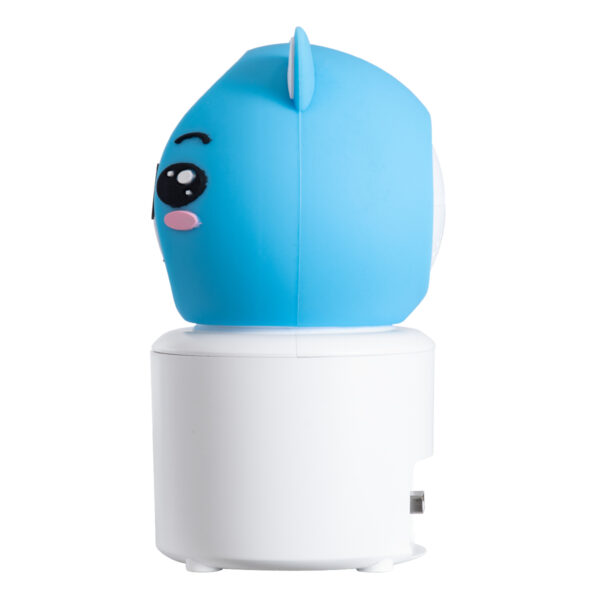 GloboStar® 86079 Επιτραπέζια Κάμερα WiFi HD 1080P 350° Διπλή Κατέυθυνση Ομιλίας & Ανιχνευτή Κίνησης – Απομακρυσμένος Έλεγχος Body Auto Tracking IP20 – Γαλάζιο Λευκό – Φ8 x Υ13cm – 2 Χρόνια Εγγύηση