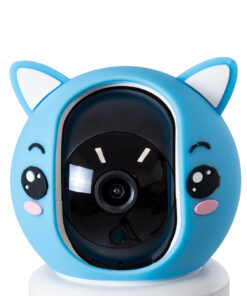 GloboStar® 86079 Επιτραπέζια Κάμερα WiFi HD 1080P 350° Διπλή Κατέυθυνση Ομιλίας & Ανιχνευτή Κίνησης – Απομακρυσμένος Έλεγχος Body Auto Tracking IP20 – Γαλάζιο Λευκό – Φ8 x Υ13cm – 2 Χρόνια Εγγύηση