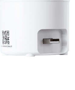 GloboStar® 86079 Επιτραπέζια Κάμερα WiFi HD 1080P 350° Διπλή Κατέυθυνση Ομιλίας & Ανιχνευτή Κίνησης – Απομακρυσμένος Έλεγχος Body Auto Tracking IP20 – Γαλάζιο Λευκό – Φ8 x Υ13cm – 2 Χρόνια Εγγύηση