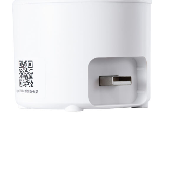 GloboStar® 86079 Επιτραπέζια Κάμερα WiFi HD 1080P 350° Διπλή Κατέυθυνση Ομιλίας & Ανιχνευτή Κίνησης – Απομακρυσμένος Έλεγχος Body Auto Tracking IP20 – Γαλάζιο Λευκό – Φ8 x Υ13cm – 2 Χρόνια Εγγύηση