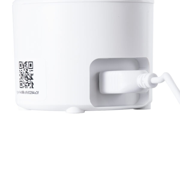 GloboStar® 86079 Επιτραπέζια Κάμερα WiFi HD 1080P 350° Διπλή Κατέυθυνση Ομιλίας & Ανιχνευτή Κίνησης – Απομακρυσμένος Έλεγχος Body Auto Tracking IP20 – Γαλάζιο Λευκό – Φ8 x Υ13cm – 2 Χρόνια Εγγύηση