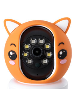 GloboStar® 86081 Επιτραπέζια Κάμερα WiFi HD 1080P 350° Διπλή Κατέυθυνση Ομιλίας & Ανιχνευτή Κίνησης – Απομακρυσμένος Έλεγχος Body Auto Tracking IP20 – Πορτοκαλί Λευκό – Φ8 x Υ13cm – 2 Χρόνια Εγγύηση