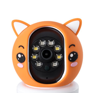 GloboStar® 86081 Επιτραπέζια Κάμερα WiFi HD 1080P 350° Διπλή Κατέυθυνση Ομιλίας & Ανιχνευτή Κίνησης – Απομακρυσμένος Έλεγχος Body Auto Tracking IP20 – Πορτοκαλί Λευκό – Φ8 x Υ13cm – 2 Χρόνια Εγγύηση