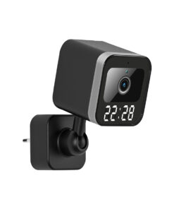 GloboStar® 86082 Επιτοίχια Κάμερα Πρίζας WiFi HD 1080P 350° Διπλή Κατέυθυνση Ομιλίας & Ανιχνευτή Κίνησης – Απομακρυσμένος Έλεγχος IP20 – Μαύρο – Μ6 x Π5.5 x Υ16cm – 2 Χρόνια Εγγύηση