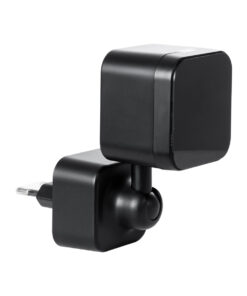 GloboStar® 86082 Επιτοίχια Κάμερα Πρίζας WiFi HD 1080P 350° Διπλή Κατέυθυνση Ομιλίας & Ανιχνευτή Κίνησης – Απομακρυσμένος Έλεγχος IP20 – Μαύρο – Μ6 x Π5.5 x Υ16cm – 2 Χρόνια Εγγύηση