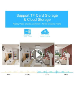 GloboStar® 86082 Επιτοίχια Κάμερα Πρίζας WiFi HD 1080P 350° Διπλή Κατέυθυνση Ομιλίας & Ανιχνευτή Κίνησης – Απομακρυσμένος Έλεγχος IP20 – Μαύρο – Μ6 x Π5.5 x Υ16cm – 2 Χρόνια Εγγύηση