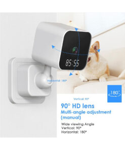 GloboStar® 86082 Επιτοίχια Κάμερα Πρίζας WiFi HD 1080P 350° Διπλή Κατέυθυνση Ομιλίας & Ανιχνευτή Κίνησης – Απομακρυσμένος Έλεγχος IP20 – Μαύρο – Μ6 x Π5.5 x Υ16cm – 2 Χρόνια Εγγύηση