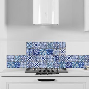 Blue Azulejos πάνελ αλουμινίου εστίας Ango – 86207